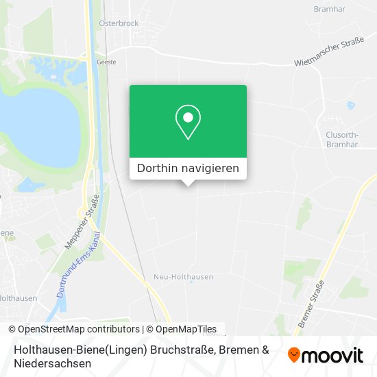 Holthausen-Biene(Lingen) Bruchstraße Karte