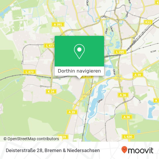 Deisterstraße 28 Karte