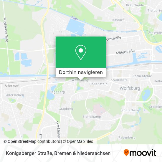 Königsberger Straße Karte