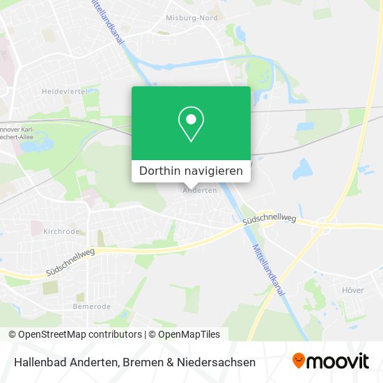 Hallenbad Anderten Karte