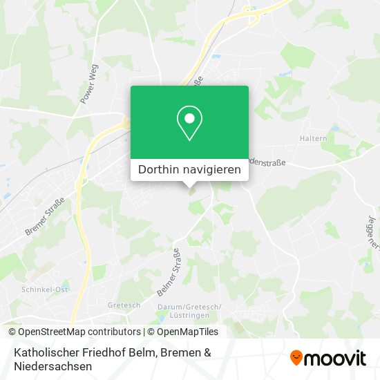 Katholischer Friedhof Belm Karte