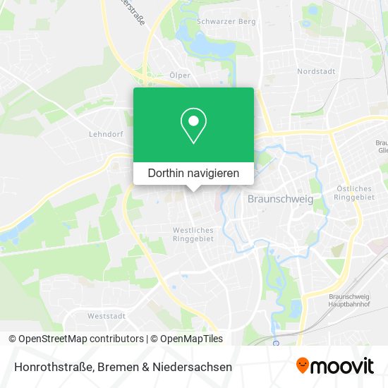 Honrothstraße Karte