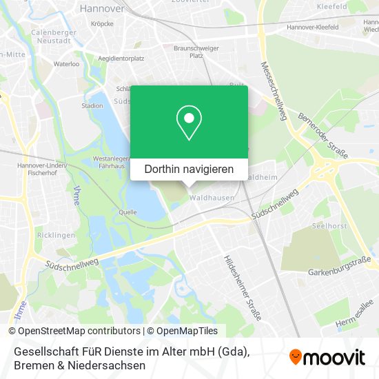 Gesellschaft FüR Dienste im Alter mbH (Gda) Karte