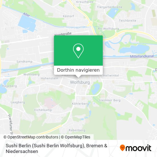 Sushi Berlin (Sushi Berlin Wolfsburg) Karte