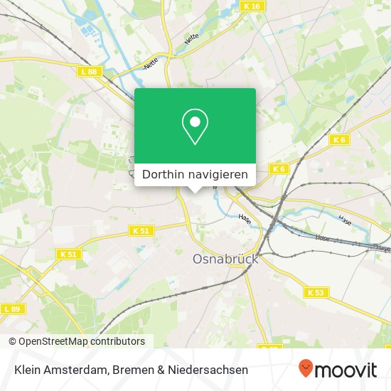 Klein Amsterdam Karte