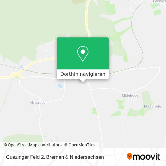 Quezinger Feld 2 Karte