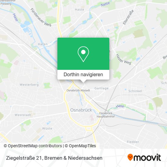 Ziegelstraße 21 Karte