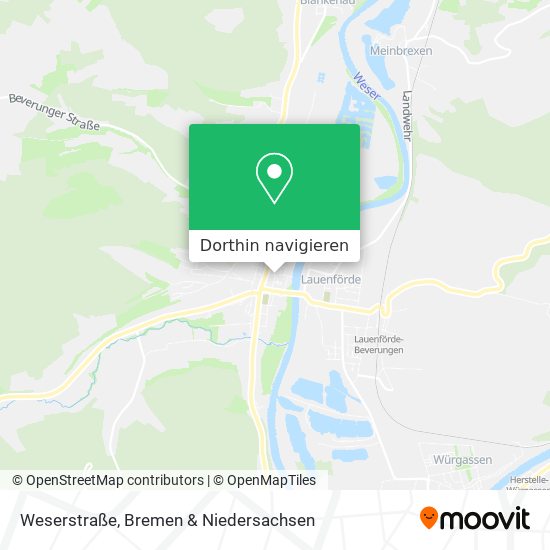 Weserstraße Karte