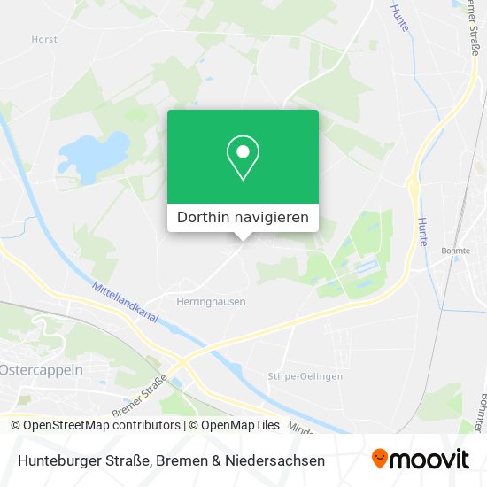 Hunteburger Straße Karte