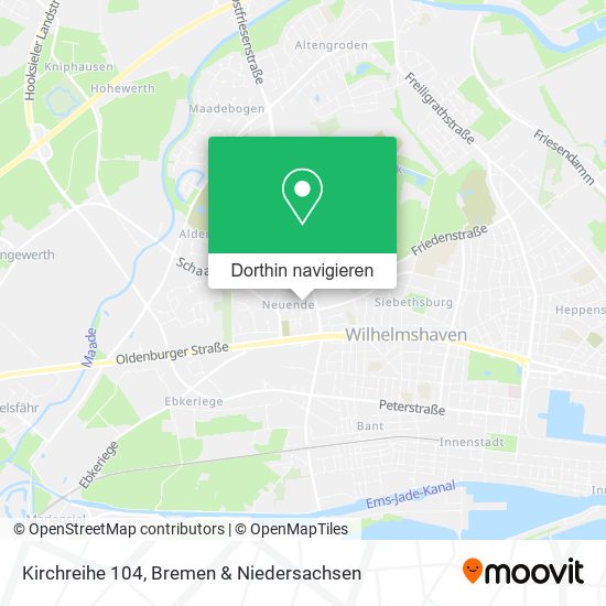 Kirchreihe 104 Karte