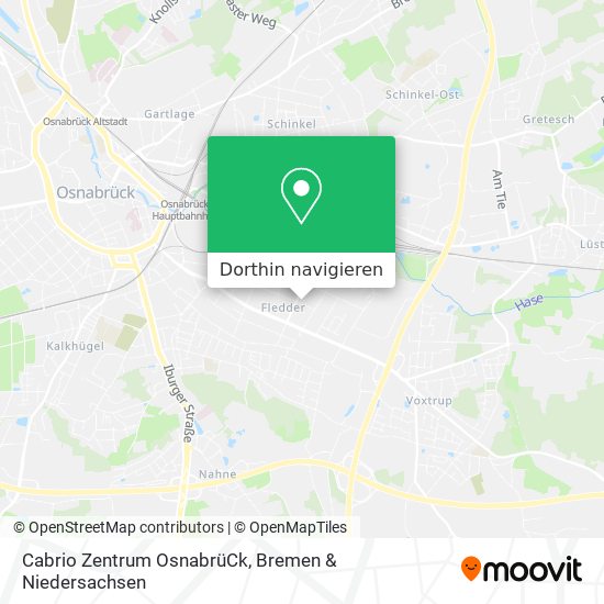 Cabrio Zentrum OsnabrüCk Karte