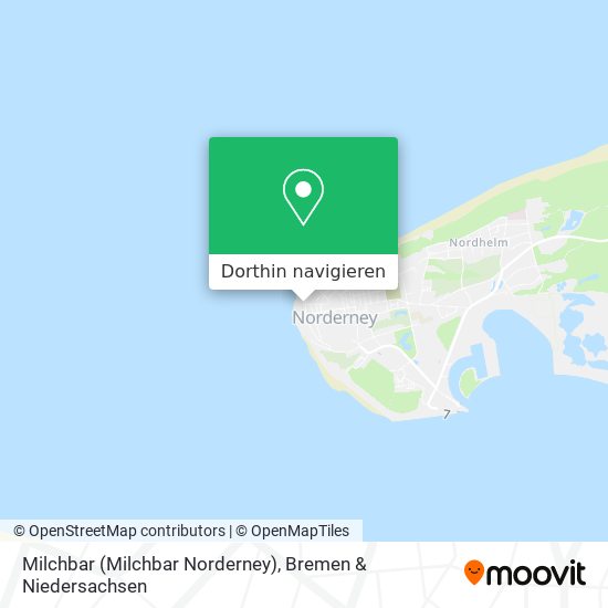 Milchbar (Milchbar Norderney) Karte