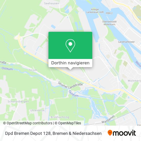 Dpd Bremen Depot 128 Karte