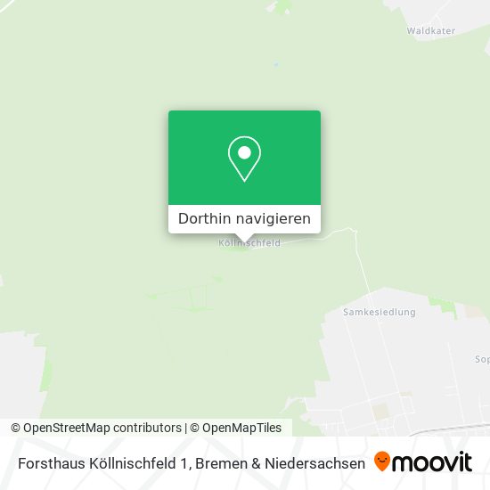 Forsthaus Köllnischfeld 1 Karte