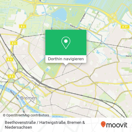 Beethovenstraße / Hartwigstraße Karte