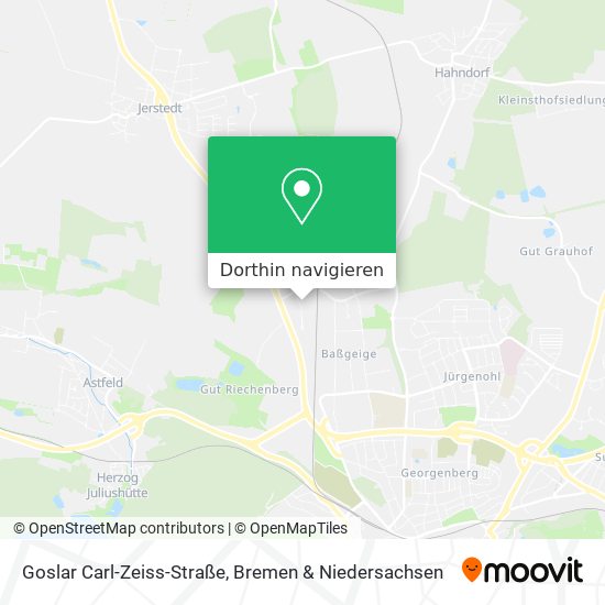 Goslar Carl-Zeiss-Straße Karte