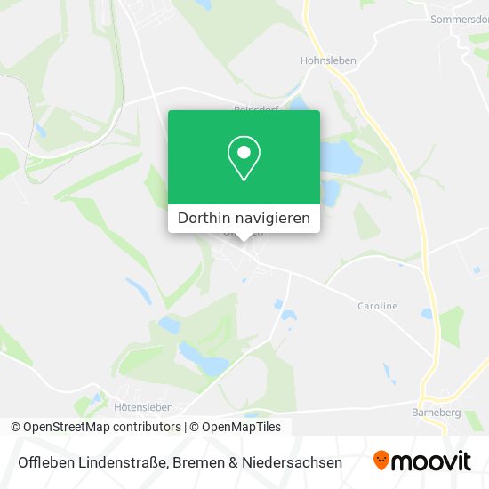 Offleben Lindenstraße Karte