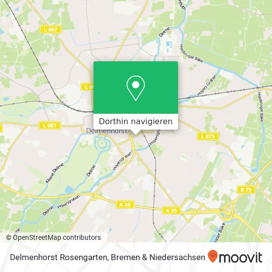 Delmenhorst Rosengarten Karte