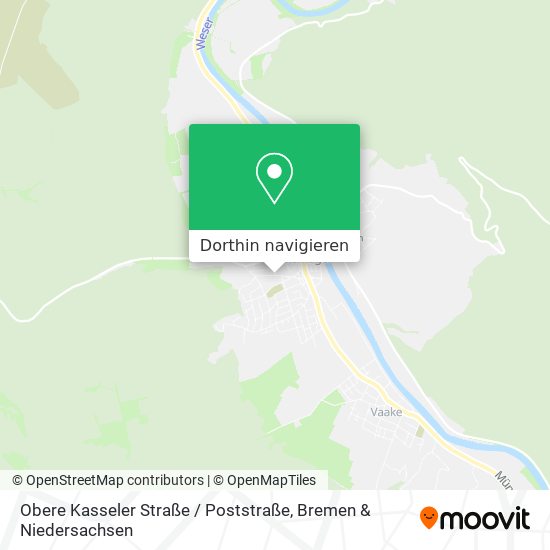 Obere Kasseler Straße / Poststraße Karte