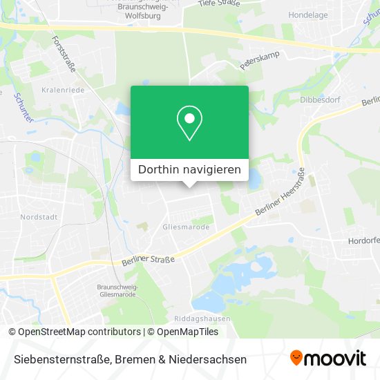 Siebensternstraße Karte