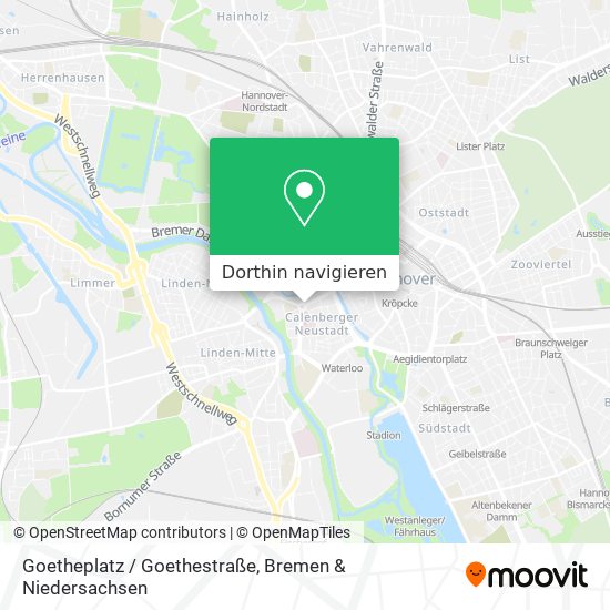 Goetheplatz / Goethestraße Karte