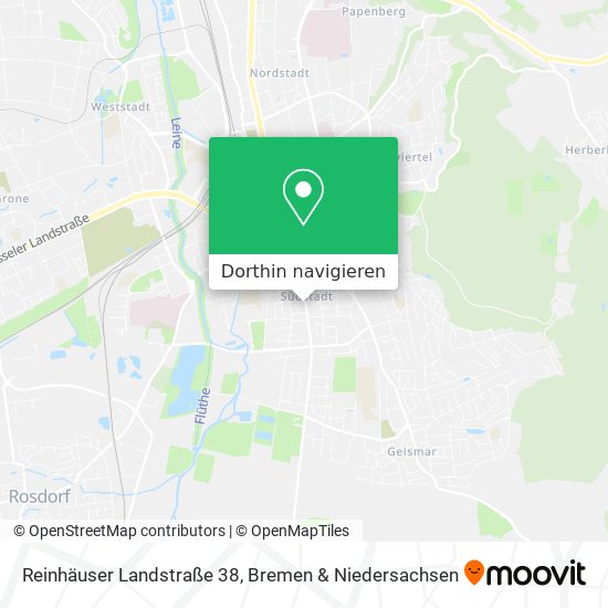 Reinhäuser Landstraße 38 Karte