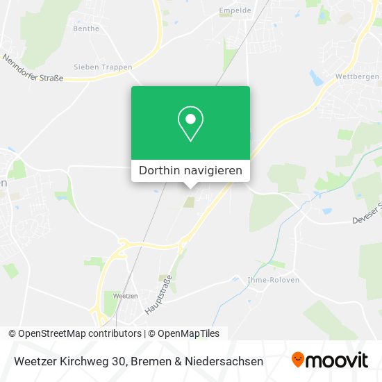 Weetzer Kirchweg 30 Karte