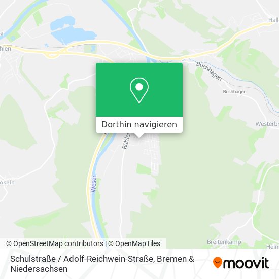 Schulstraße / Adolf-Reichwein-Straße Karte