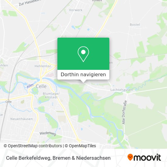 Celle Berkefeldweg Karte