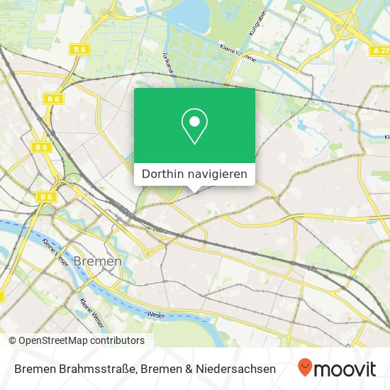 Bremen Brahmsstraße Karte