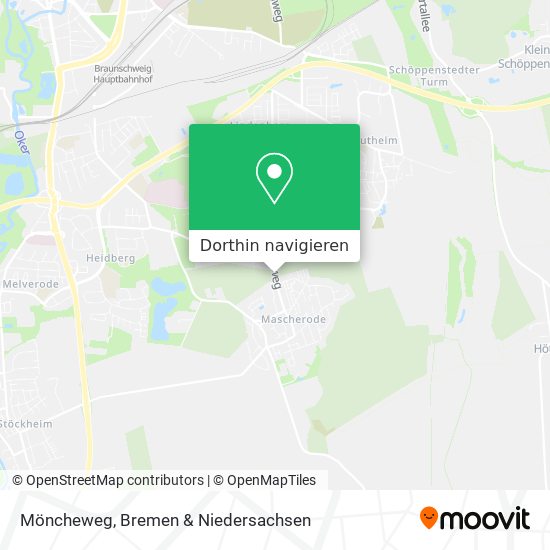 Möncheweg Karte