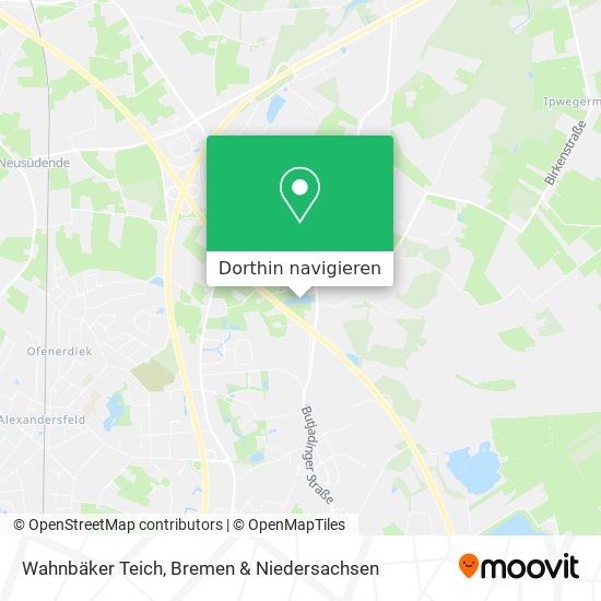 Wahnbäker Teich Karte