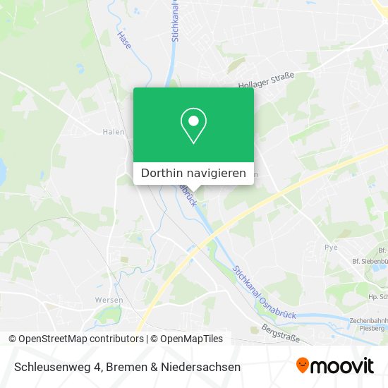 Schleusenweg 4 Karte