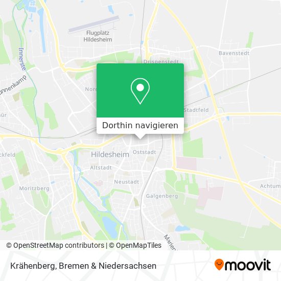 Krähenberg Karte