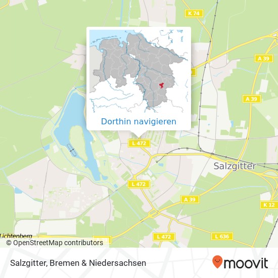 Salzgitter Karte