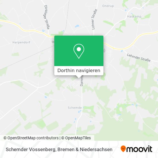 Schemder Vossenberg Karte
