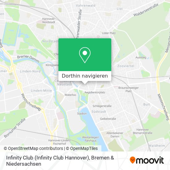 Infinity Club (Infinity Club Hannover) Karte