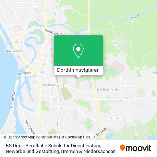 BS Dgg - Berufliche Schule für Dienstleistung, Gewerbe und Gestaltung Karte