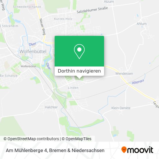 Am Mühlenberge 4 Karte