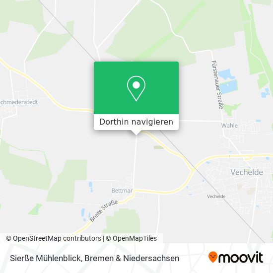Sierße Mühlenblick Karte