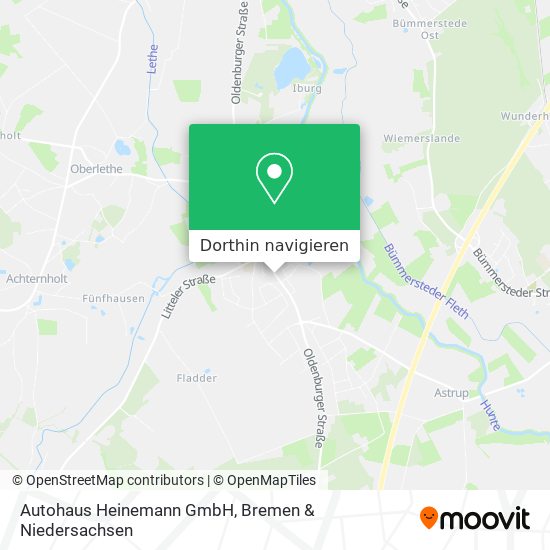 Autohaus Heinemann GmbH Karte