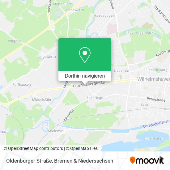 Oldenburger Straße Karte