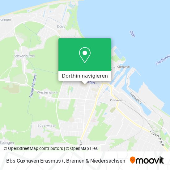 Bbs Cuxhaven Erasmus+ Karte
