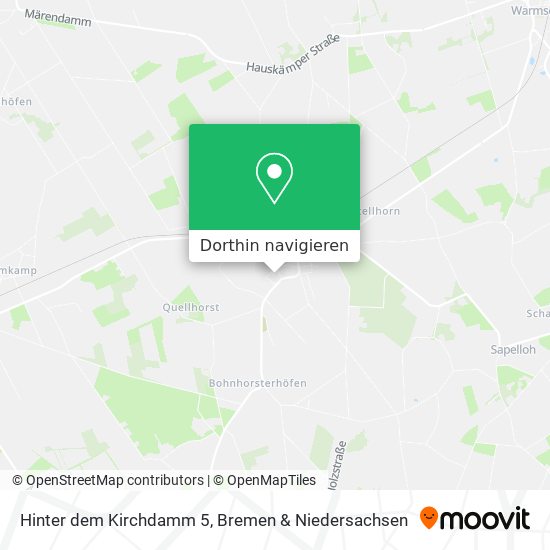 Hinter dem Kirchdamm 5 Karte