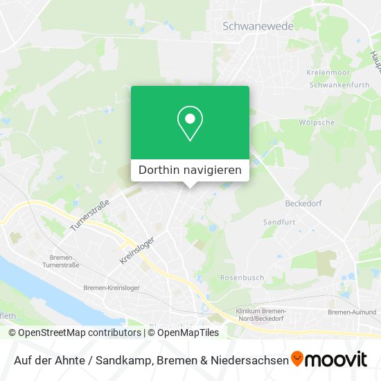 Auf der Ahnte / Sandkamp Karte