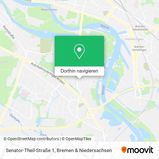 Senator-Theil-Straße 1 Karte