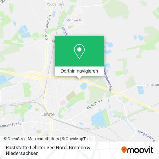 Raststätte Lehrter See Nord Karte