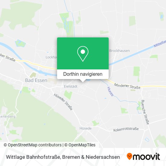 Wittlage Bahnhofstraße Karte
