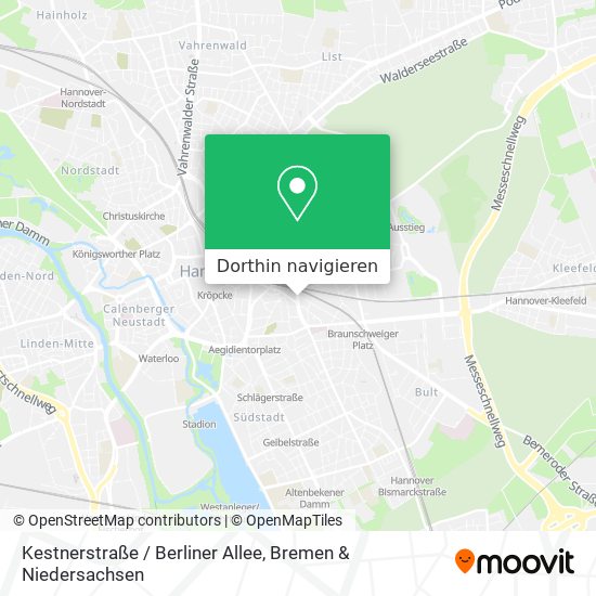 Kestnerstraße / Berliner Allee Karte