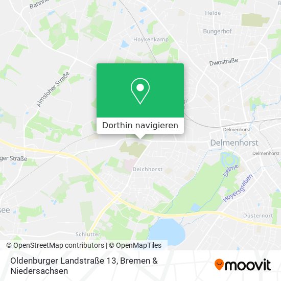 Oldenburger Landstraße 13 Karte